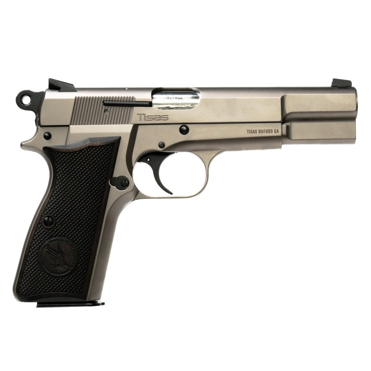 Tisas Regent BR9 Nickel 9mm 15 Rd Magazine (2) 4.67'' Barrel Picture of Tisas Arms Corp Tisas Regent BR9 Nickel Regent BR9 9mm 4.67'' barrel 2-15rd