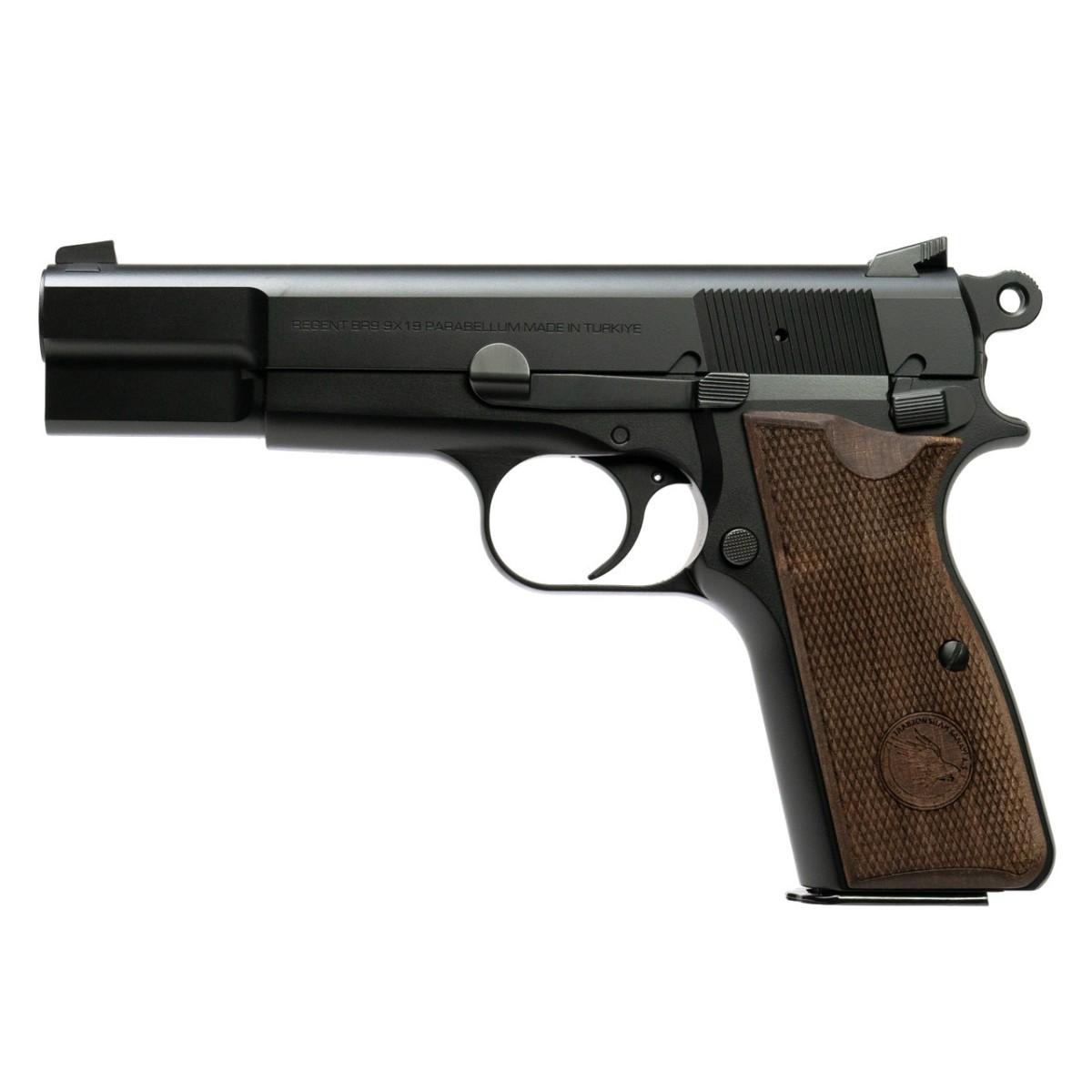 Tisas Regent BR9 9mm 15 Rd Magazine (2) 4.67'' Barrel Black Picture of Tisas Arms Corp Tisas Regent BR9 Blk Regent BR9 9mm 4.67'' barrel 2-15rd