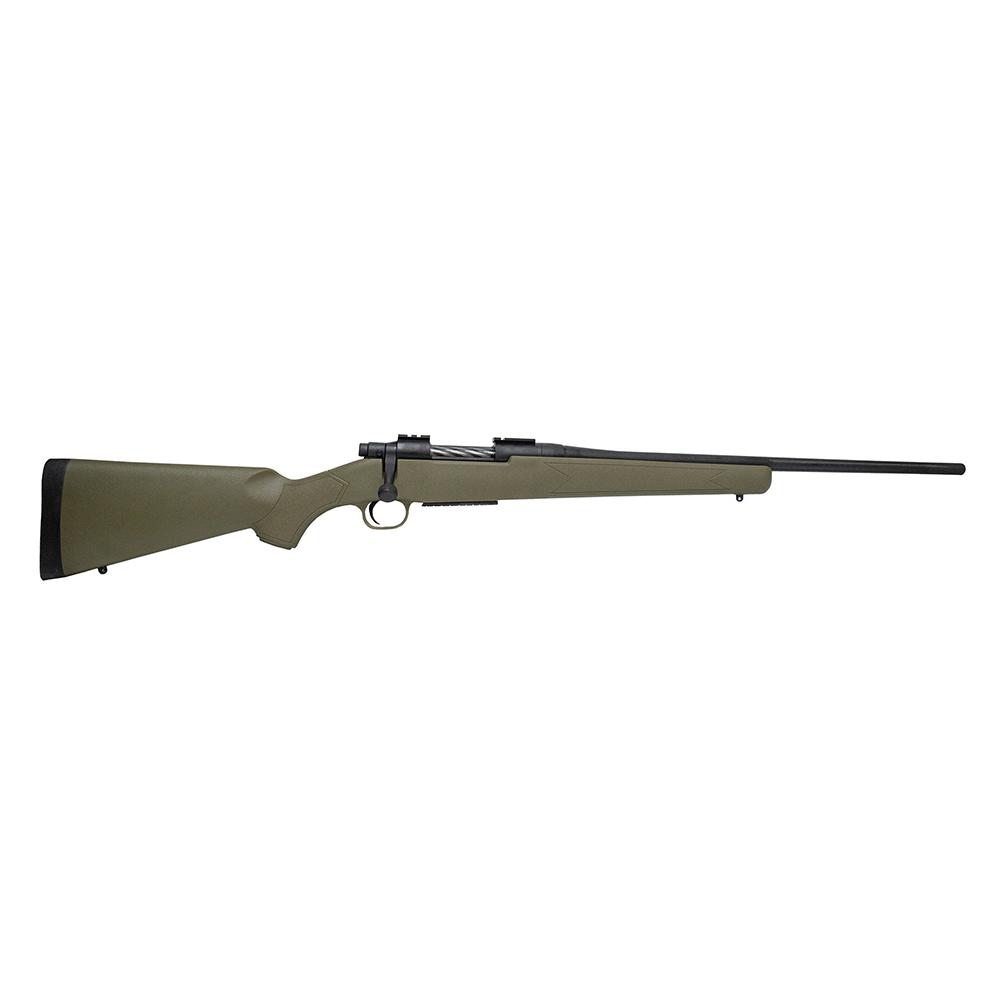 Mossberg Patriot Rifle .270 Win 5rd Magazine 22" Barrel OD Green Picture of Mossberg & Sons Inc. Msbrg Patriot 270WIN 5rd 22in Fltd Matte Blue OD Grn Stk