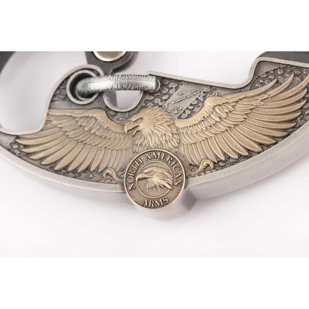 NAA America's 250th Anniversary Belt Buckle Gun .22 LR 5rd Capacity 1-1/8'' Barrel Picture of North American Arms NAA .22 LR 1 1/8'' BARREL AMERICA'S 250TH ANNIVERSARY BELT BUCKLE GUN