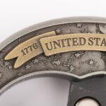 NAA America's 250th Anniversary Belt Buckle Gun .22 LR 5rd Capacity 1-1/8'' Barrel Picture of North American Arms NAA .22 LR 1 1/8'' BARREL AMERICA'S 250TH ANNIVERSARY BELT BUCKLE GUN