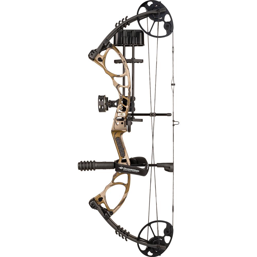 Diamond Archery Edge XT Compound Bow 20-70 lbs 300 fps Mossy Oak Bottomland LH Picture of Pure Archery Group Edge XT Compound Bow LH Bottomland