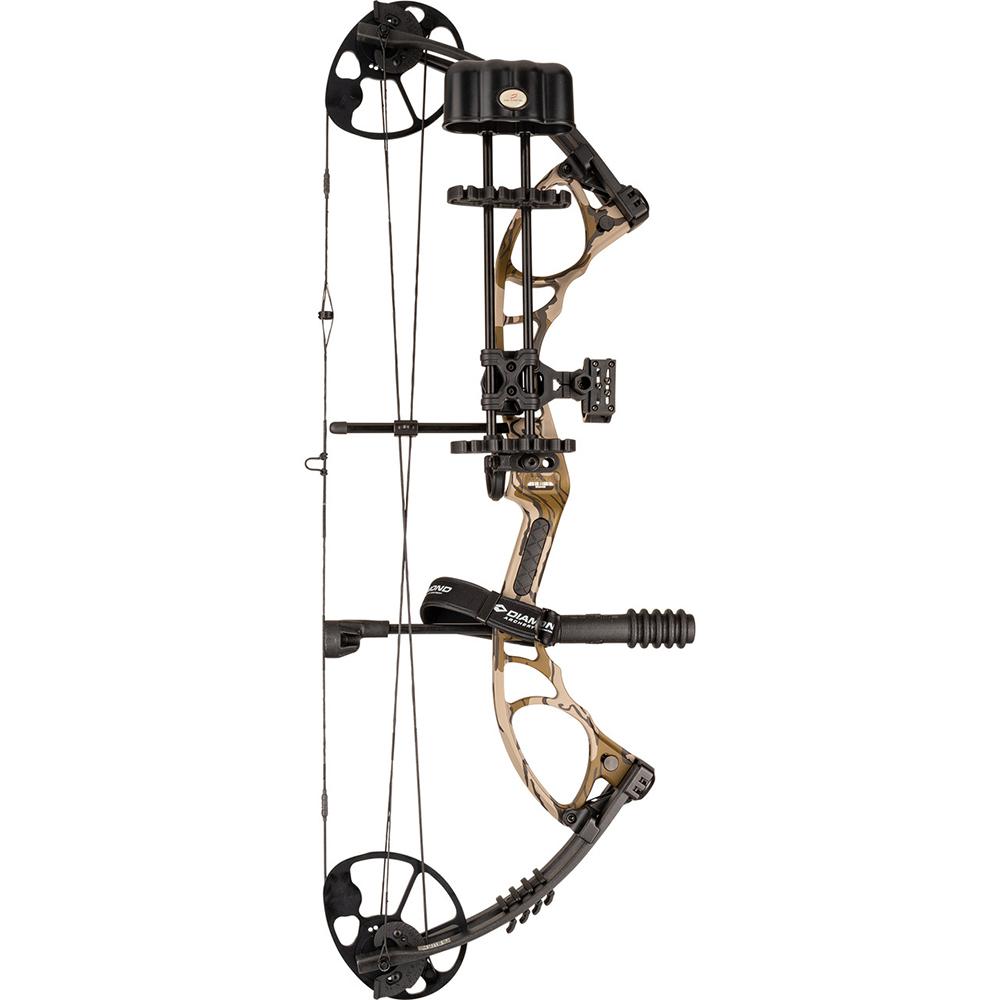 Diamond Archery Edge XT Compound Bow 20-70 lbs 300 fps Mossy Oak Bottomland LH Picture of Pure Archery Group Edge XT Compound Bow LH Bottomland