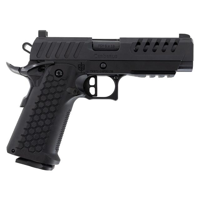MAC Cerberus 2011 Handgun 9mm Luger 17rd Magazines(2) 4.4'' Barrel RMR Optic Cut Picture of SDS Arms MAC Cerberus 2011 9mm 4.4'' Brl 2-17rd Mag RMR Cut
