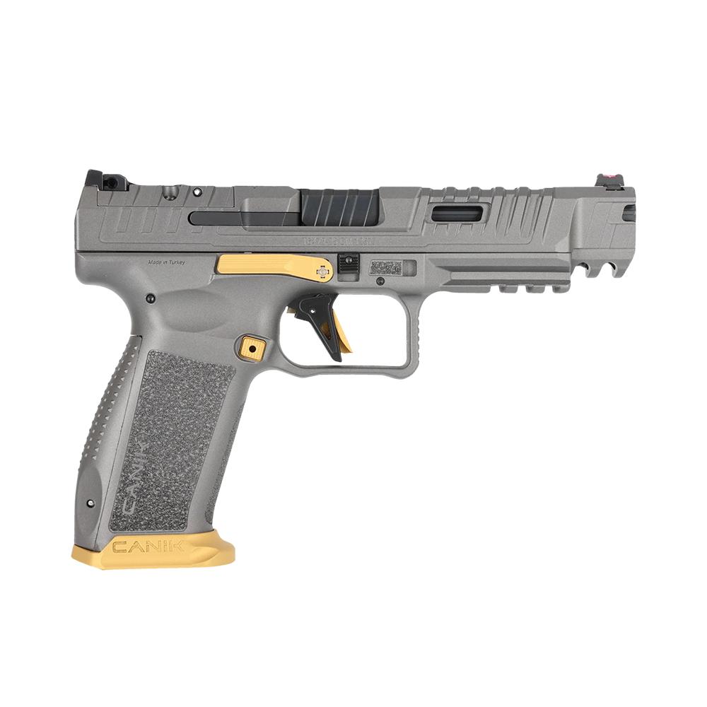 Canik SFx Rival Handgun 9mm Luger 18rd Magazines (2) 5" Barrel Canik Grey Picture of Century Arms Canik 9mm SFx RIVAL CANIK GREY 2-18rd mag w/MeCanik MO2 Optic
