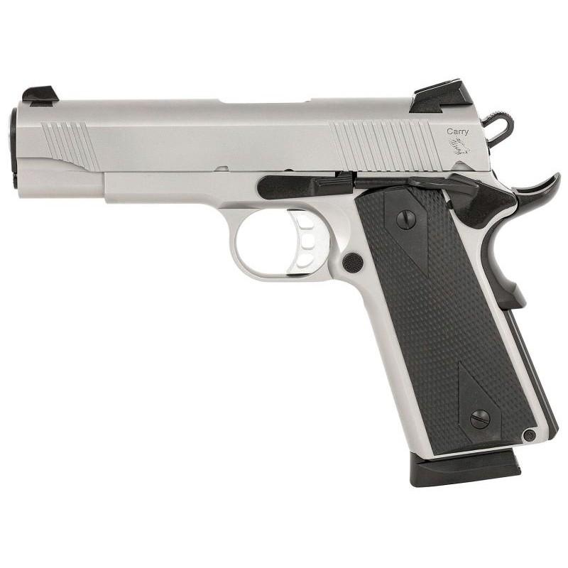 Tisas 1911 CARRY SS45 45ACP 8Rd Magazine (2) 4.25'' Barrel Stainless Steel Picture of Tisas Arms Corp Tisas 1911 CARRY SS45 45ACP Stainless Steel 4.25'' 2-8rd