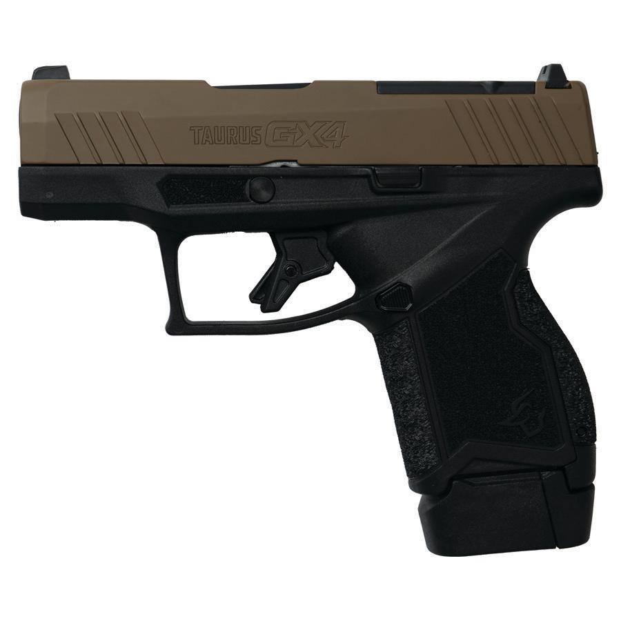 Taurus GX4 9mm 13rd (3) Magazines 3.06" Barrel Black / Coyote  w/ Holster Kit Picture of Taurus International Inc. Taurus GX4 9mm BK/Troy Coyote 3.0? 3x13rd w/ Holster Kit