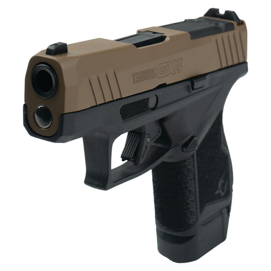 Taurus GX4 9mm 13rd (3) Magazines 3.06" Barrel Black / Coyote  w/ Holster Kit Picture of Taurus International Inc. Taurus GX4 9mm BK/Troy Coyote 3.0? 3x13rd w/ Holster Kit