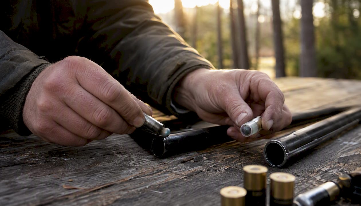 Hands loading rifled and smoothbore slug shotgun barrels