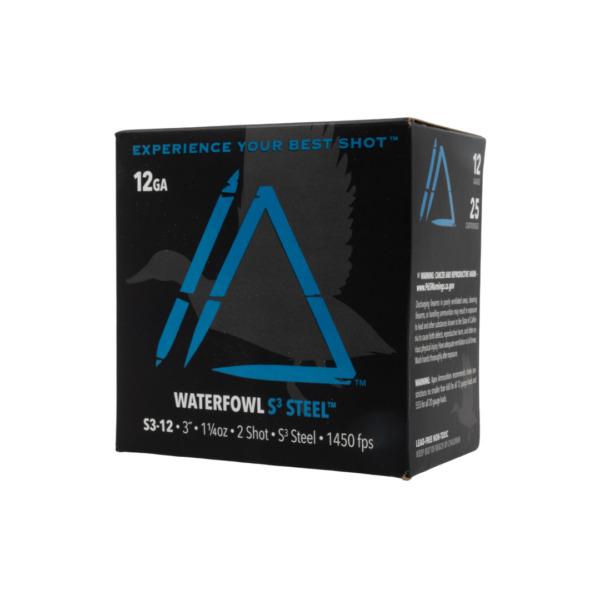 Apex Ammunition Waterfowl S3 Steel Shotshells 12ga 3" 1-1/4oz #2 1450 fps 25/ct