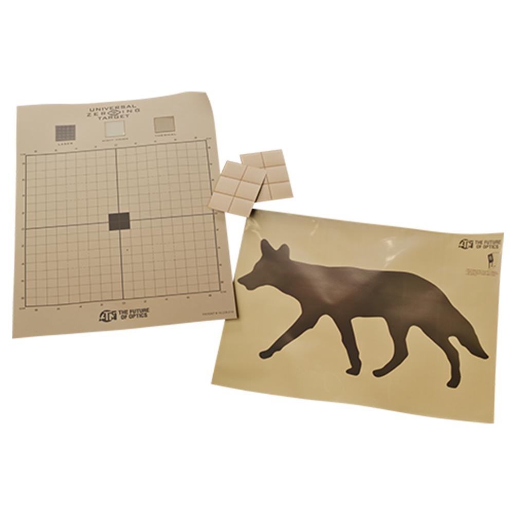 ATN Thermal Zero/Training Paper Target Kit Coyote
