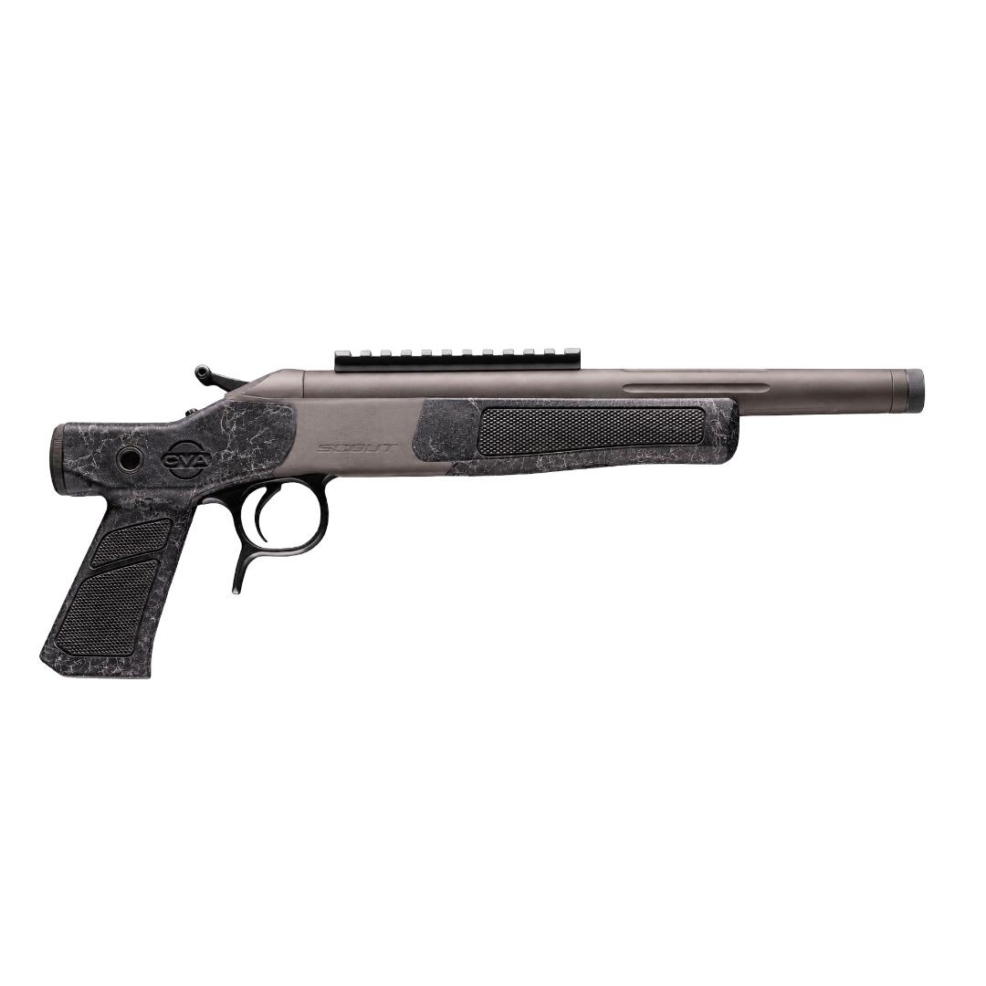 CVA Scout XP Pistol .243 Win Single Shot 11.5" Threaded Tungsten Barrel Black Web Furniture CSSI Exclusive