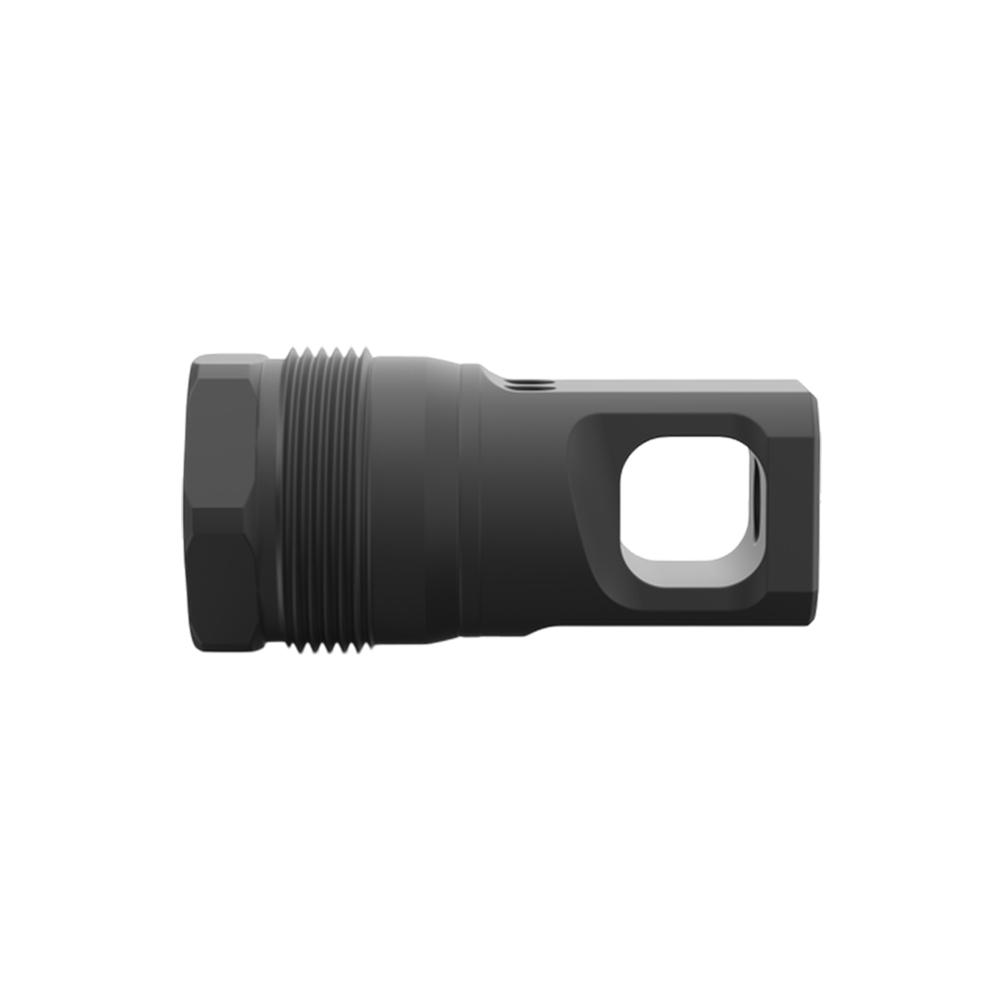 Breek Arms Plan B Echo Single Port Muzzle Brake 9mm Luger 1/2x28 Thread Picture of Breek Arms Plan B Echo Single-Port Muzzle Brake 9mm 1/2x28