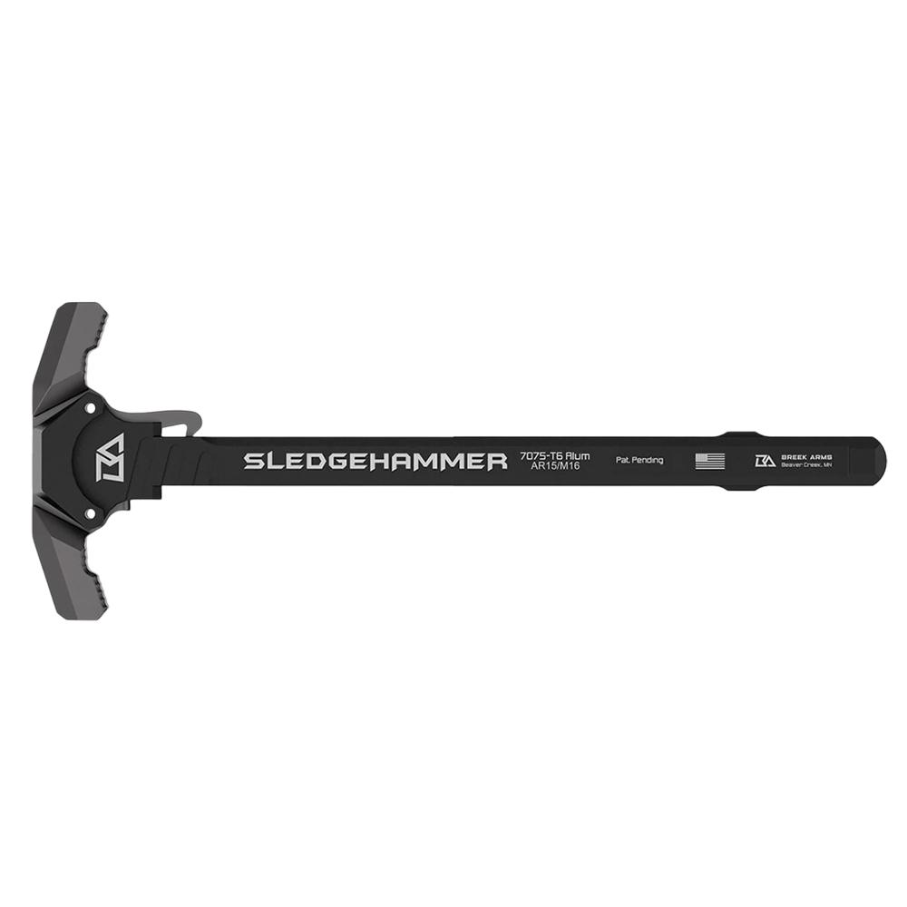 Breek Arms Sledgehammer AR-15 Gas Block Charging Handle Grey