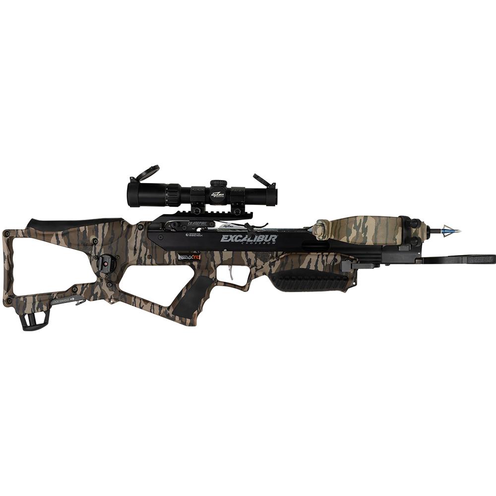 Excalibur RevX TD Crossbow 400 fps Mossy Oak Bottomland with Overwatch Scope & Explore Case