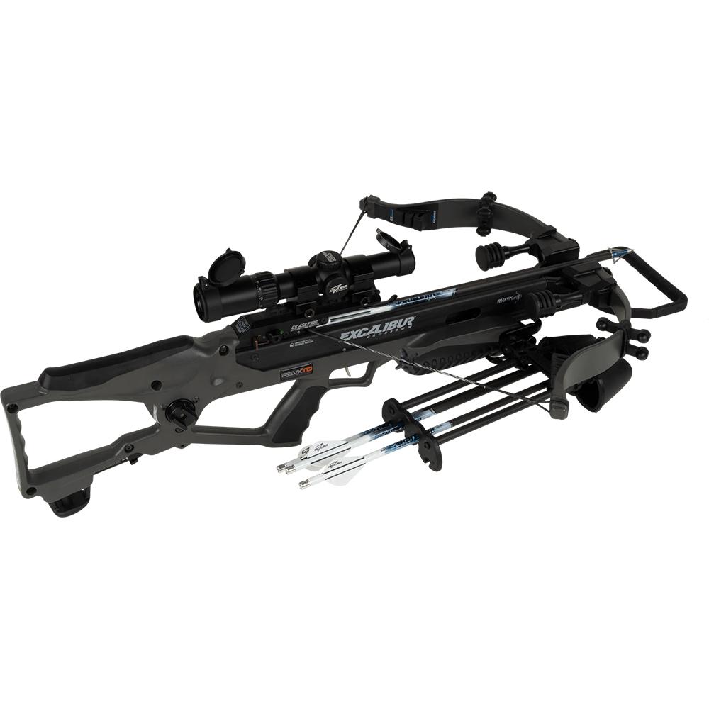 Excalibur RevX TD Crossbow 400 fps Stealth Grey with Overwatch Scope & Explore Case