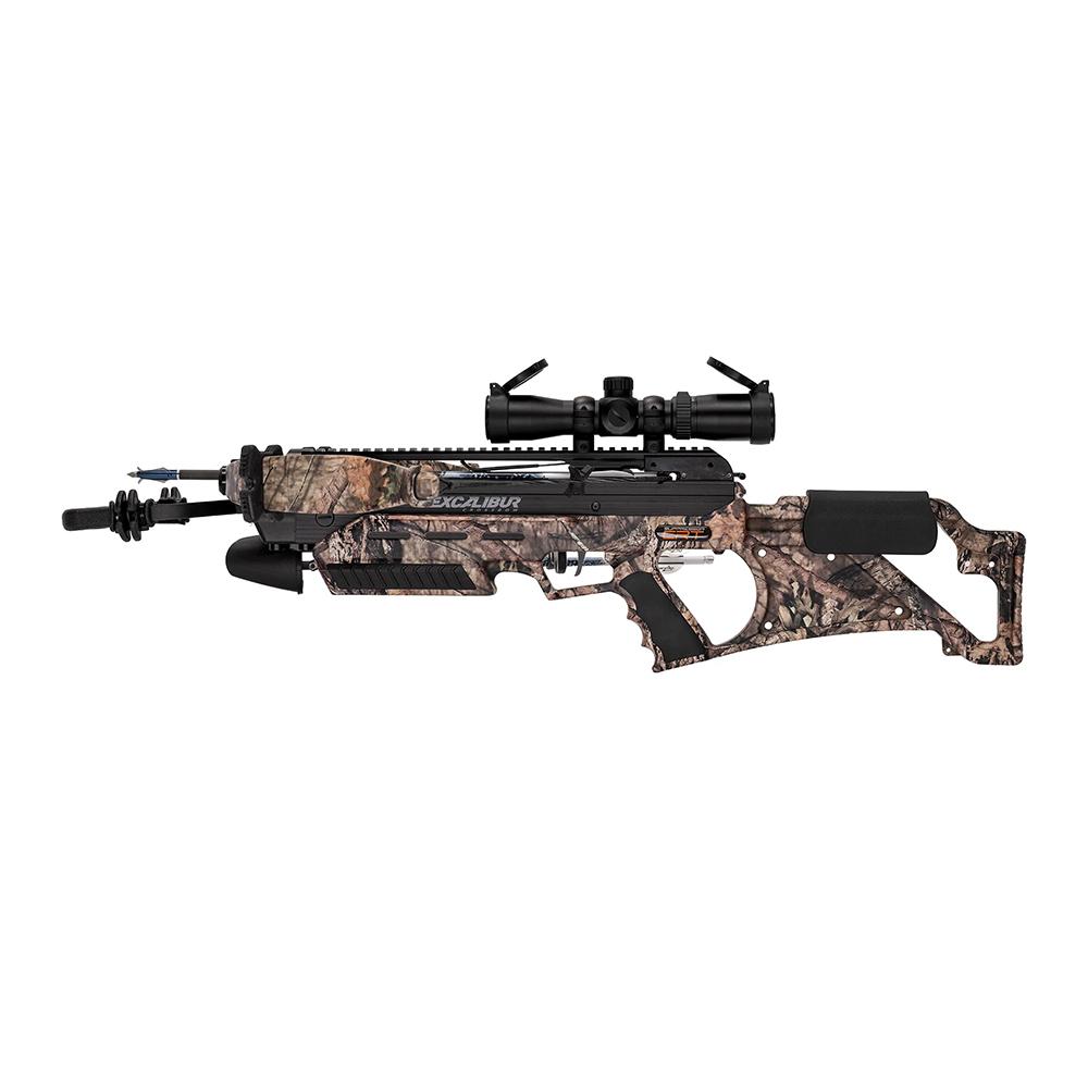 Excalibur Suppressor CRT Crossbow Package 370 fps Mossy Oak Break Up Country Picture of Excaliber SUPPRESSOR CRT PACKAGE MO BUC CAMO