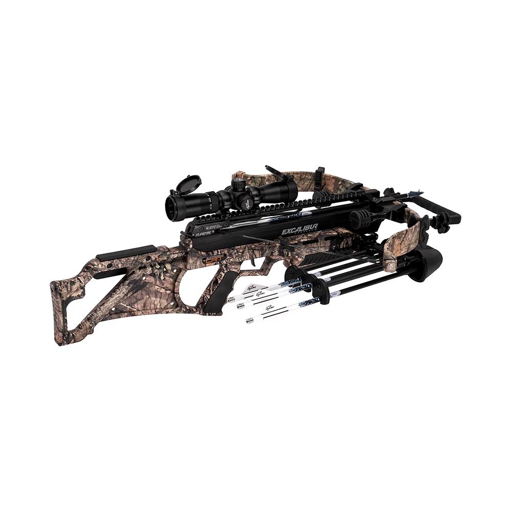 Excalibur Suppressor CRT Crossbow Package 370 fps Mossy Oak Break Up Country Picture of Excaliber SUPPRESSOR CRT PACKAGE MO BUC CAMO