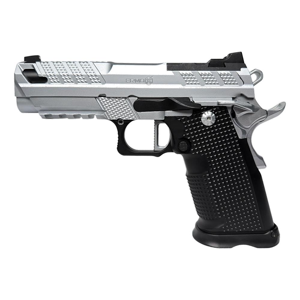 Fusion XP Pro V2 Double-Stack 1911 Handgun 9mm Luger 17rd Magazines (2) 4" Ported Barrel Chrome Picture of Fusion Firearms Fusion XP V2 9mm 4in BBL Ported (2)17RND Chrome