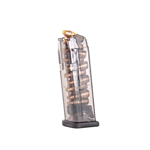Elite Tactical Systems Smoke Series Glock Handgun Magazine for Glock 19/19X/26 9mm Luger 10/rd Picture of ELITE TACTICAL SYSTEMS GROUP ETS FITS GLOCK¨ 1926 - 10RD LIMITED 9MM MAG CARBON SMOKE