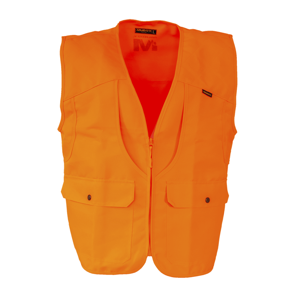 Muddy Front Loader Upland Hunting Vest Blaze Orange XL Picture of Gsm FRONT LOADER UPLAND VEST BLAZE ORANGE XL