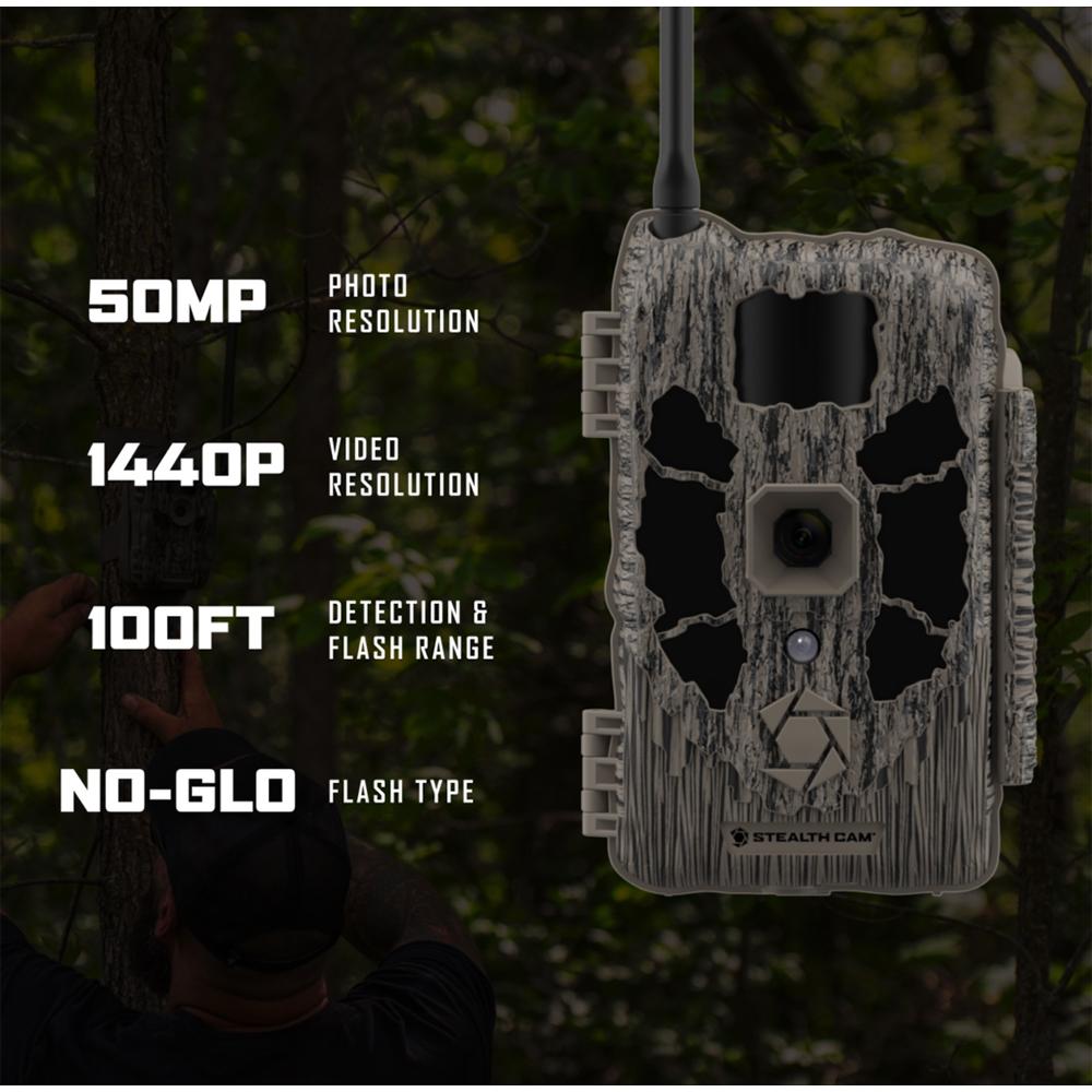 Stealth Cam Deceptor Max 3.0 Cellular Trail Camera 50MP Picture of Gsm DECEPTOR MAX 3.0  - 50 MP W/ CHARGE CIRCUIT