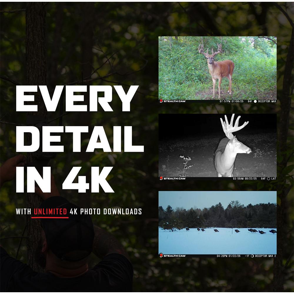 Stealth Cam Fusion Max 3.0 Cellular Trail Camera 42MP Brown Picture of Gsm FUSION MAX 3.0 - 42MP W/ CHARGE CIRCUIT