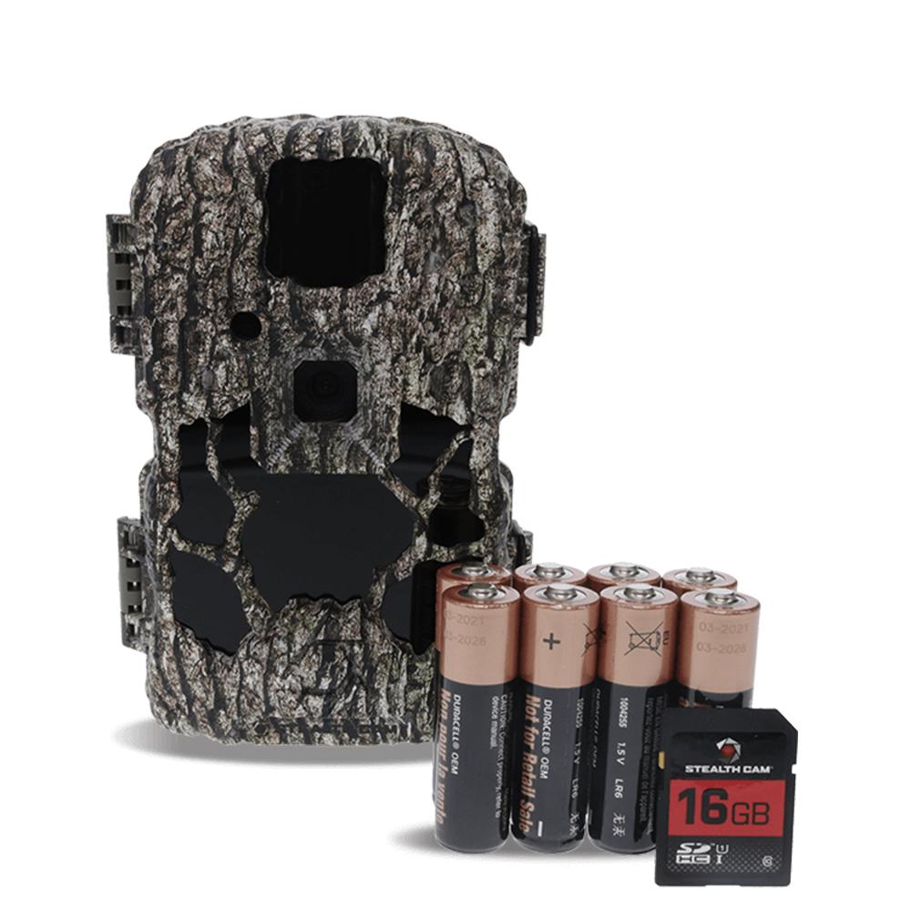 Stealth Cam Prevue 30 Combo Cellular Trail Camera with 8 AA Batteries and 16GB Memory Card Picture of Gsm PREVUE 30 MP / 720P VIDEO 30FPS / 2.4'' COLOR TFT SCREEN