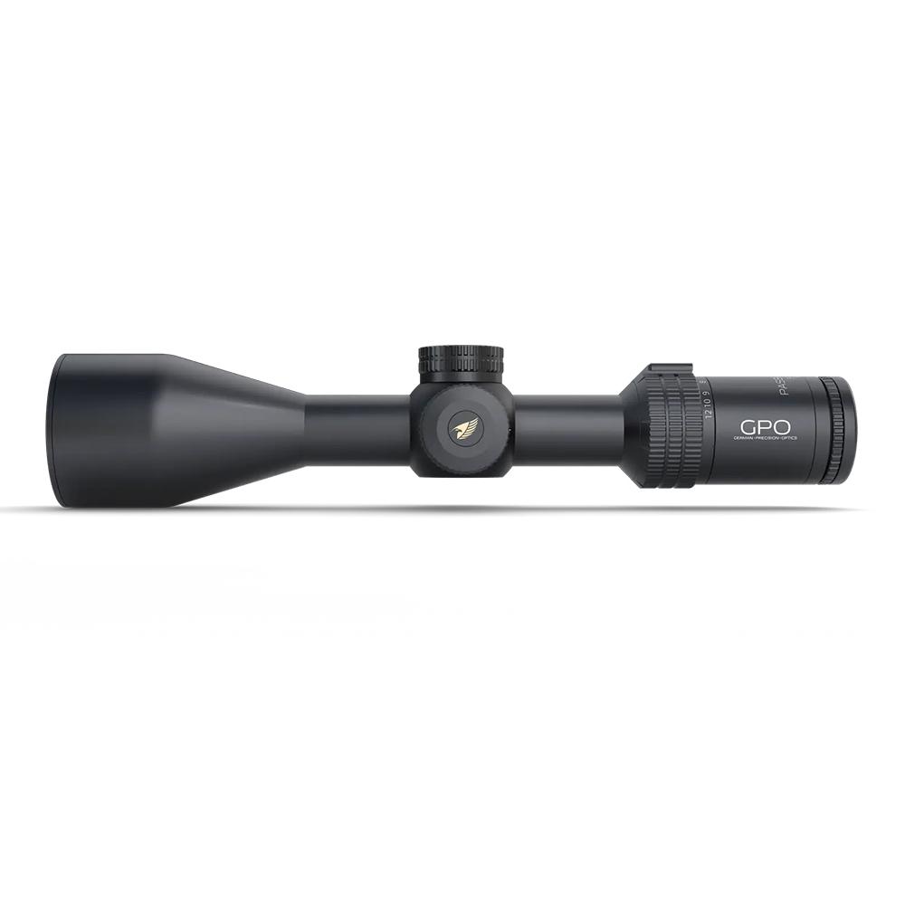 German Precision Optics Passion HDi Rifle Scope 3-12x56 30mm SFP G4I Illum. Black Picture of German Precision Optics PASSION Hdi 3-12X56 30mm tube G4i reticle 1/4 MOA CCW Capped