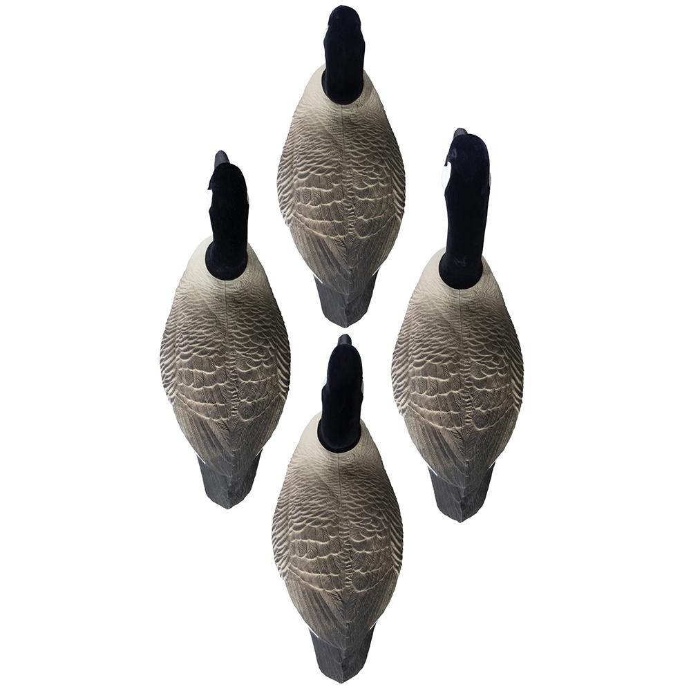 Higdon Full-Size Canada Goose Floater Decoys 4/ct Picture of Higdon Outdoors Full-Size Goose Floater Canada Flocked Heads 4PK
