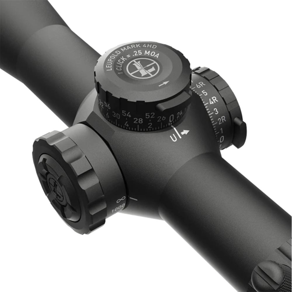 Leupold Mark 4HD Rifle Scope 6-24x52 34mm FFP PR2-MOA Illum. Black Picture of Leupold & Stevens Inc. Leupold Mark 4HD 6-24x52 Illum. (34mm) M1C3 Side Focus FFP PR2-MOA