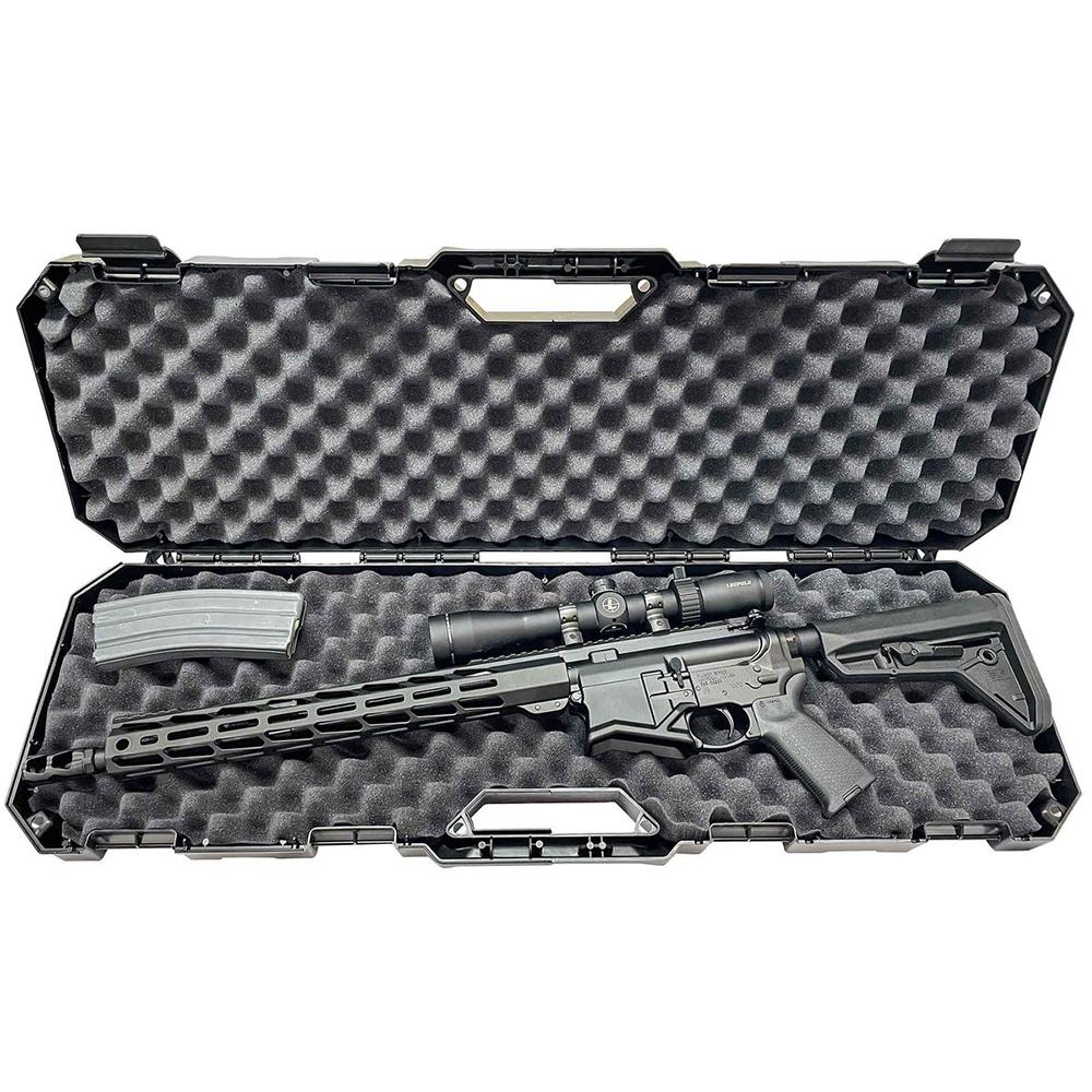 MTM Carbine Rifle Case Black Picture of Mtm Molded Products Company MTM Short Barrel Rifle Case Black