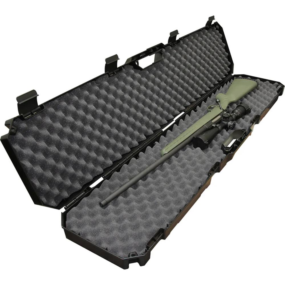 MTM Single Scoped Rifle Case 51 Black Picture of Mtm Molded Products Company MTM Rifle Case Single Scoped 51 Black