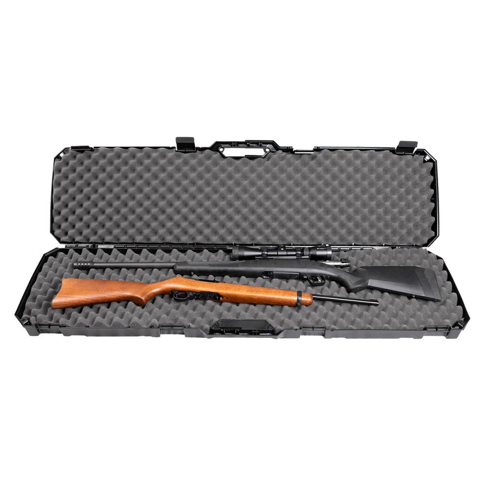MTM Double Scoped Rifle Case 51 Black Picture of Mtm Molded Products Company MTM Rifle Case Double Scoped 51 Black