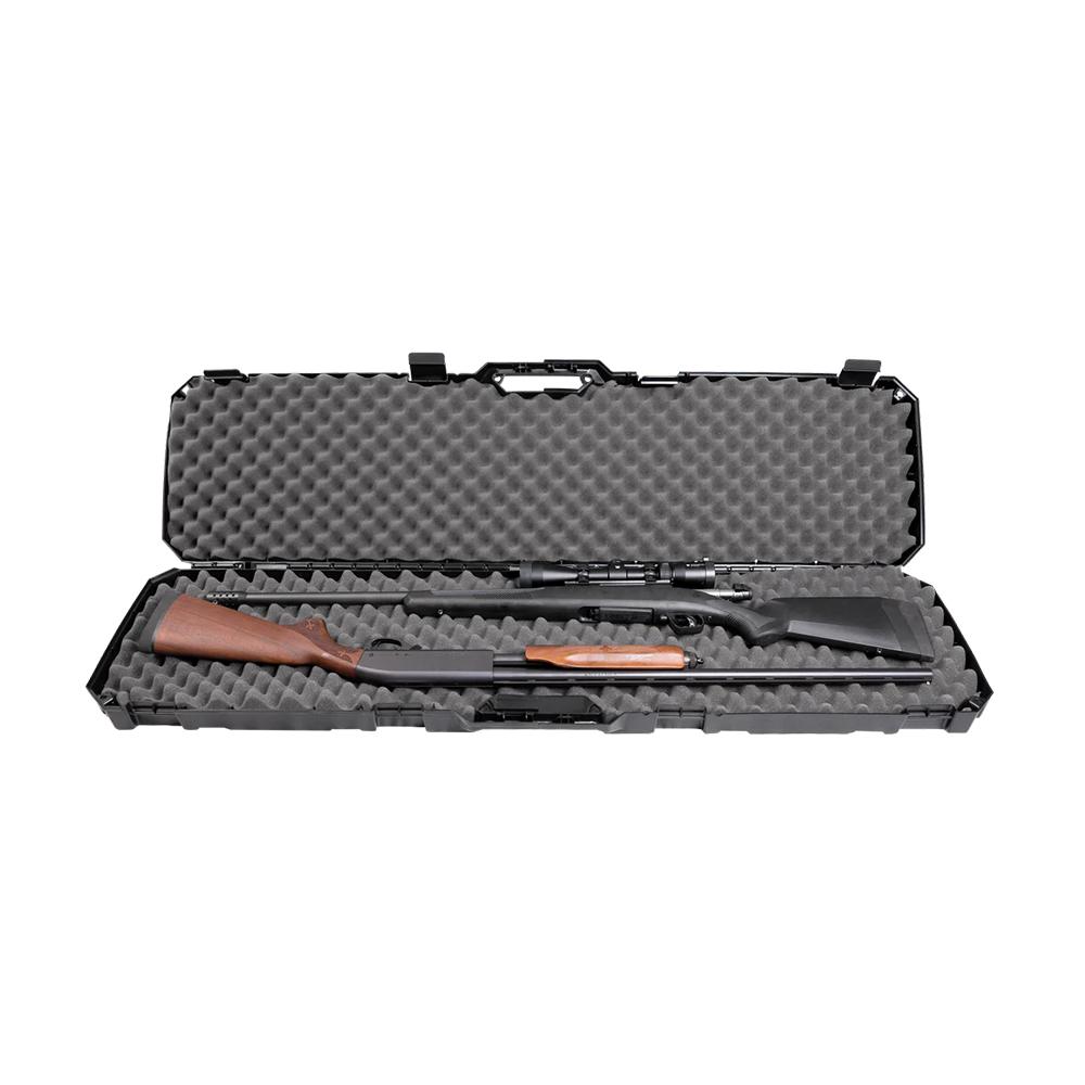 MTM Double Scoped Rifle Case 51 Black Picture of Mtm Molded Products Company MTM Rifle Case Double Scoped 51 Black
