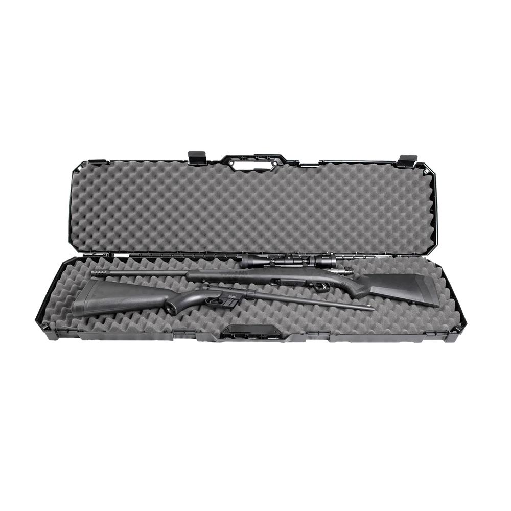 MTM Double Scoped Rifle Case 51 Black Picture of Mtm Molded Products Company MTM Rifle Case Double Scoped 51 Black