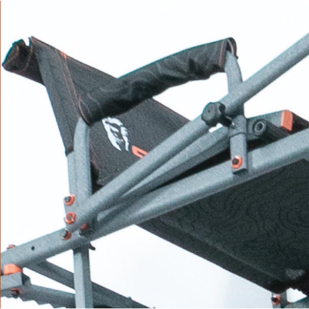 Ol'Man Final Shot Jaw & Truss Ladder Stand 17 ft Picture of Millennium Ol'Man 17' Final Shot Jaw & Truss Ladder Stand
