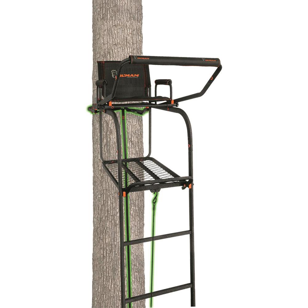 Ol'Man Big Daddy Jaw & Truss Ladder Stand 22 ft Picture of Millennium Ol'Man 22' Big Daddy Jaw & Truss Ladder Stand