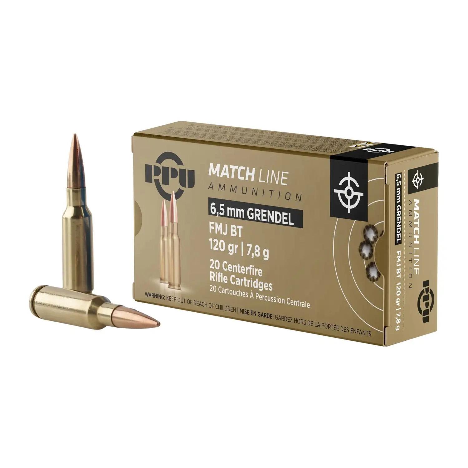 PPU Ammunition Subsonic Rifle Ammunition 300 AAC Blackout 220gr FMJBT 20/ct