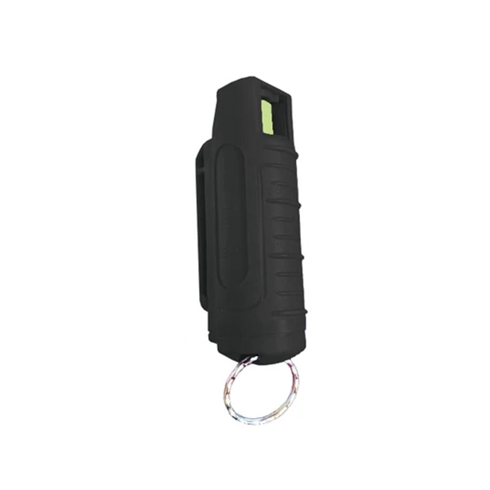 Personal Security Products Blue Heat Pepper Spray with Key Ring 1/2 oz Black