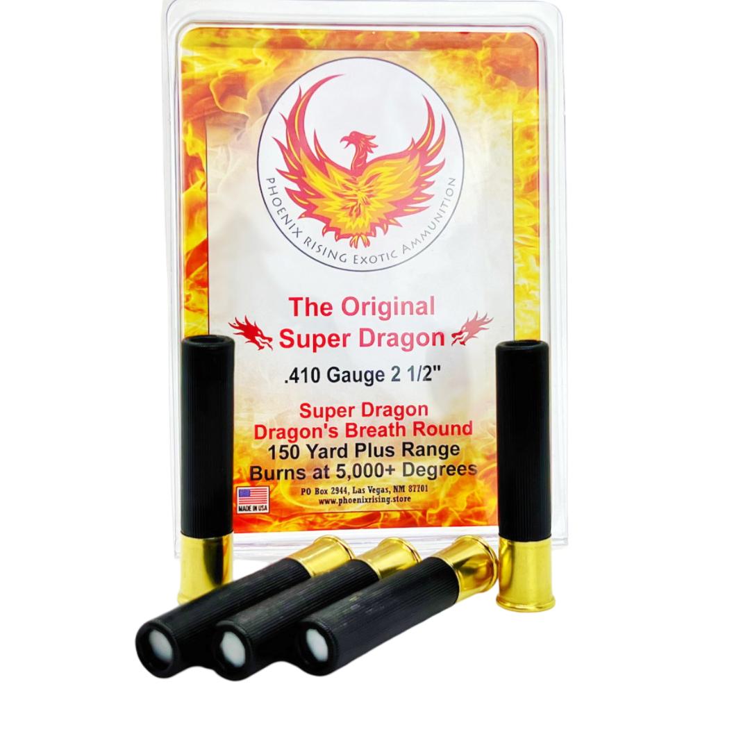 Phoenix Rising Super Dragon Dragon's Breath Shotshell 410ga 2-1/2" 150yd 5/ct