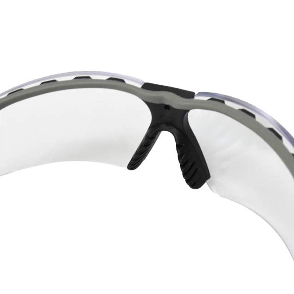 Radians Call Sign BRAVO Shooting Glasses Black with Clear Lenses Picture of Radians Inc. Tactical Safety Glass - Clear Anti-Fog Lens