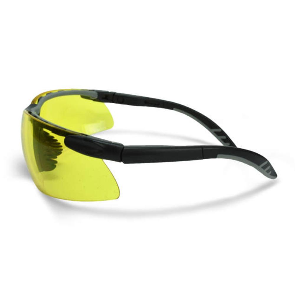 Radians Call Sign BRAVO Shooting Glasses Black with Amber Lenses Picture of Radians Inc. Tactical Safety Glass - Amber Anti-Fog Lens