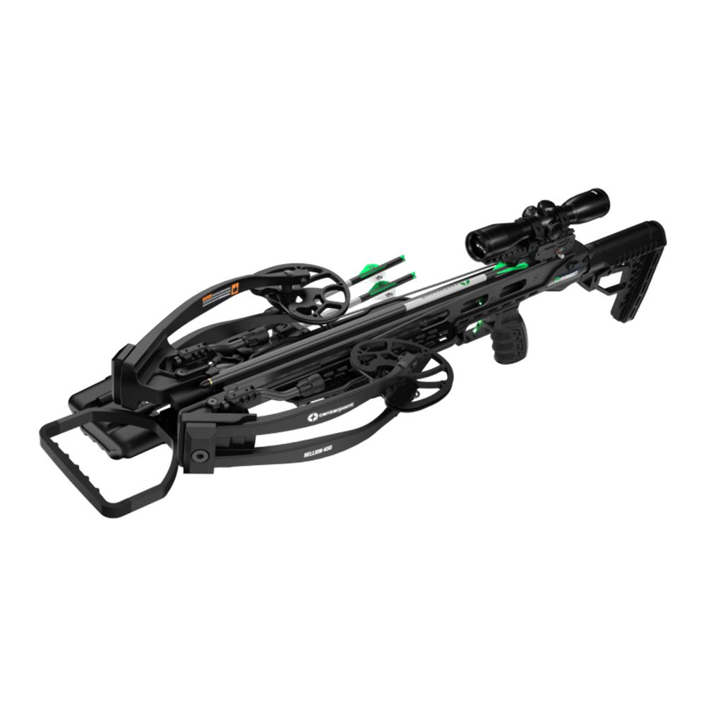 Centerpoint Hellion 400 Compound Crossbow 185 lb Draw Weight 400 fps Black Picture of Ravin Crossbows Velocity Outdoor Hellion 400 Crossbow