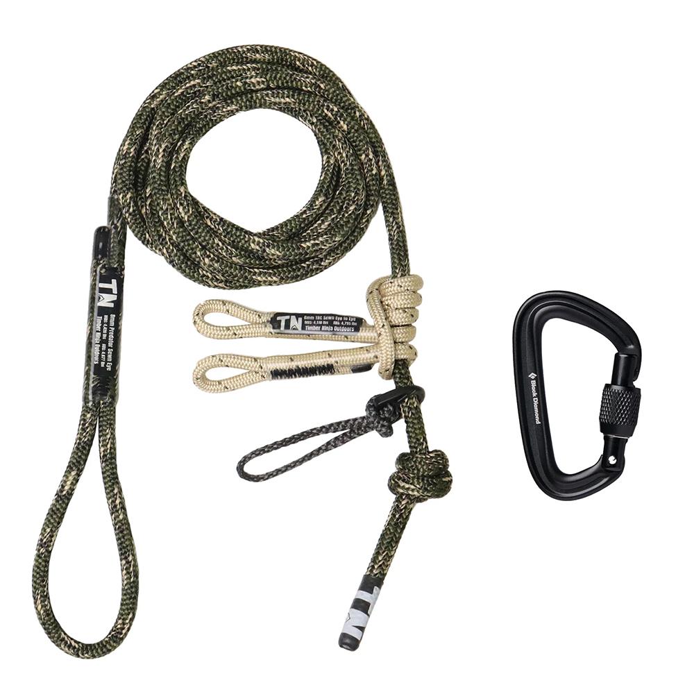 Timber Ninja Outdoors Predator Tree Tethers & Lineman's Ropes 8mm 8ft