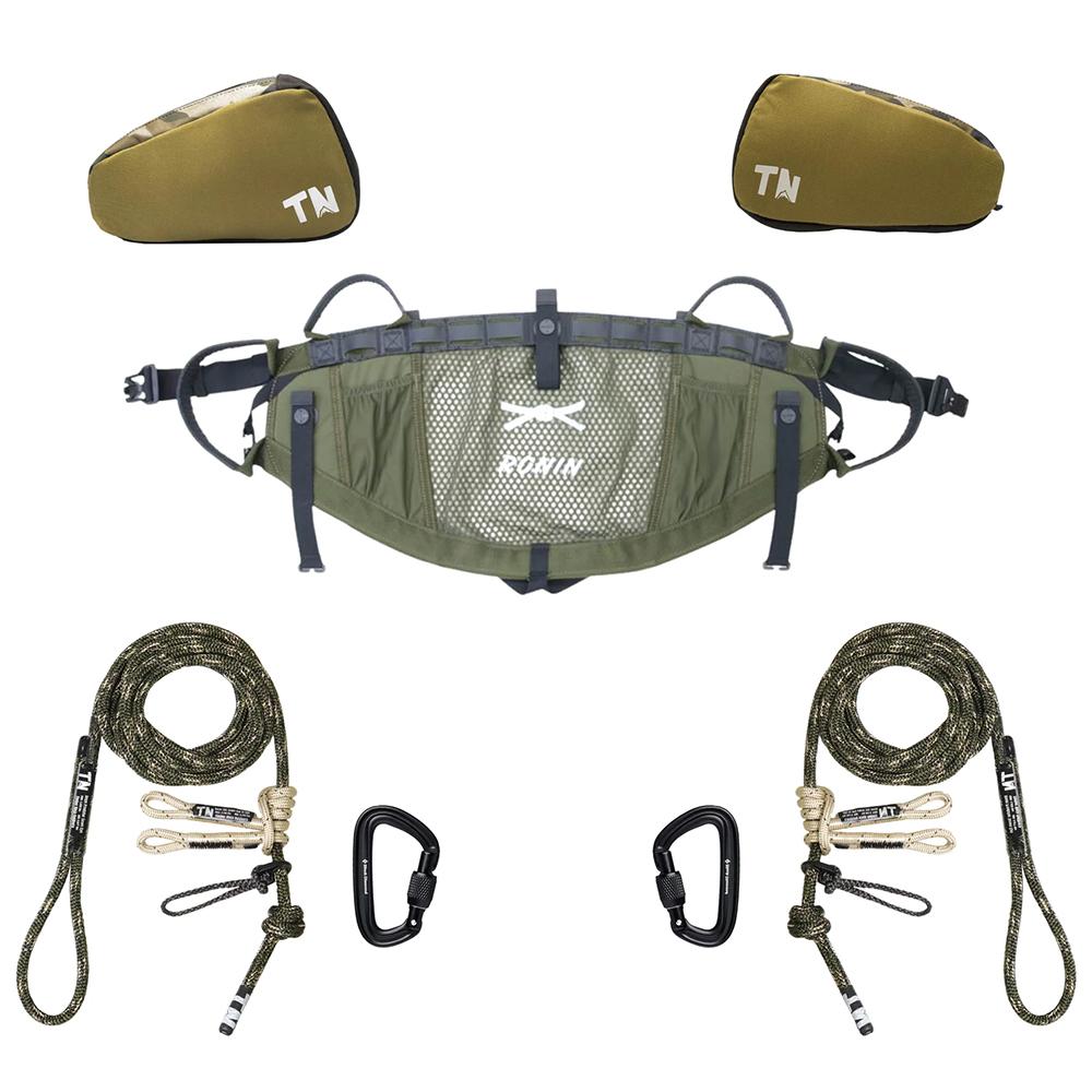 Timber Ninja Outdoors Ronin Saddle Starter Kit XL 36" - 40" Green