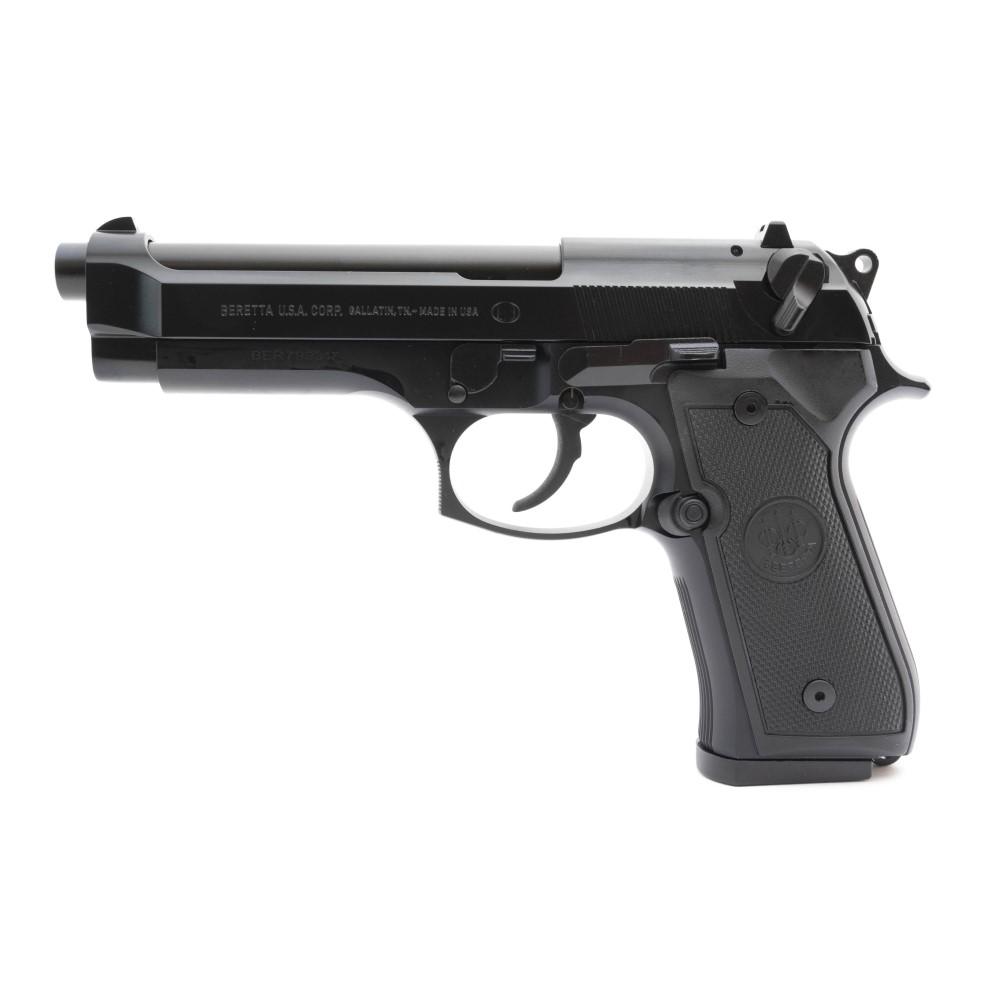 Beretta 92FS Handgun 9mm Luger 10rd Magazines (2) 4.9" Barrel Black Picture of Beretta U.S.A. Beretta 92FS 9MM 3-DOT 2-10RD CA Black