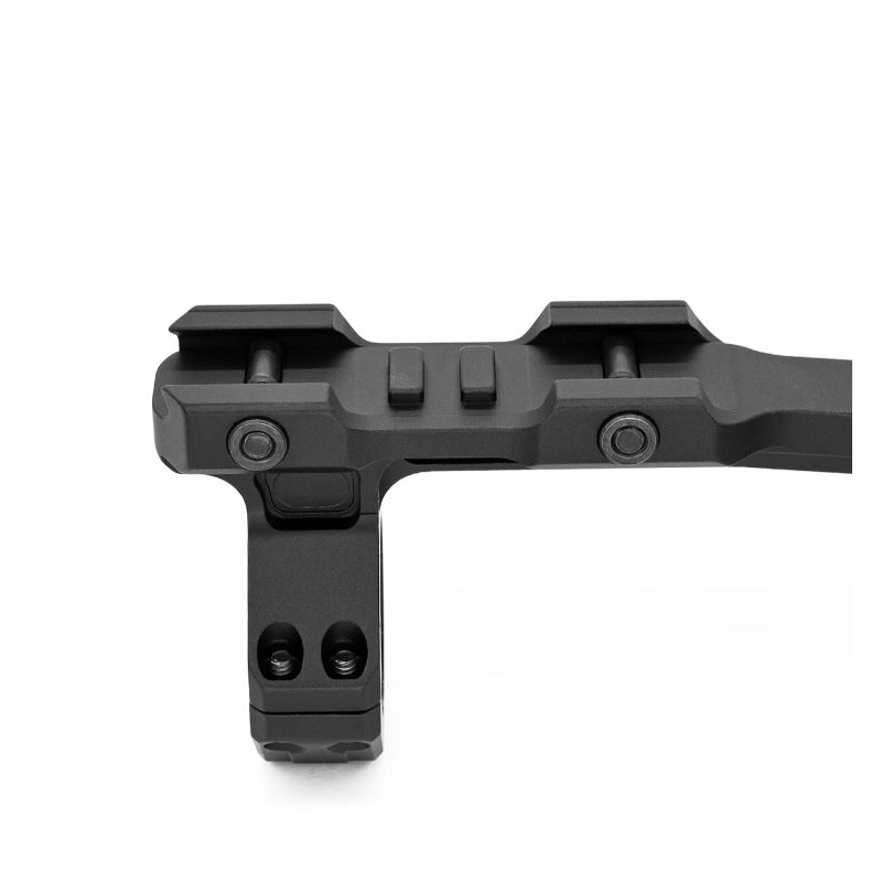 Warne Max Lite MSR Scope Mount 1 inch MSR Height Black Picture of Warne Manufacturing Company Warne Max Lite 1 inch MSR Mount 0MOA Matte