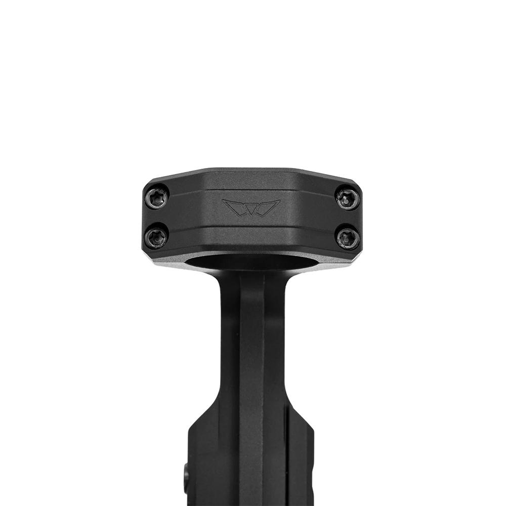 Warne Max Lite MSR Scope Mount 30mm MSR Ideal Black Picture of Warne Manufacturing Company Warne Max Lite 30mm MSR Mount 0MOA Matte