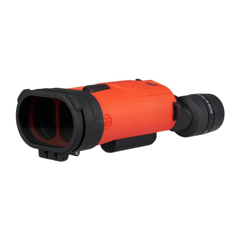 Sig Sauer Zulu6 HDX Marine Binocular 12x42 Orange Picture of Sig Sauer ZULU6 HDX 16X42MM IMAGE STABILIZED ORANGE MARINE KIT